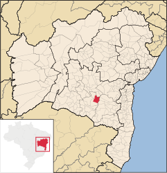 Tanhaçu – Mappa