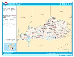 Kentucky – Mappa