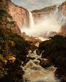 Frederic Edwin Church, Les Chutes de Tequendama près de Bogota, Royaume de Nouvelle-Grenade (1854)