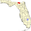 Localização do Condado de Hamilton (Flórida)