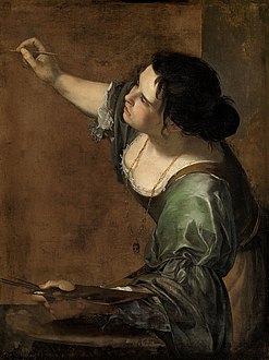 Autoportrait en allégorie de la peinture Artemisia Gentileschi (1638)