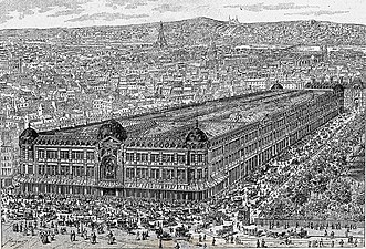 Le grand magasin Au Bon Marché achevé en 1887.