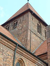 Glockengeschoss im Vierungsturm der Stiftskirche Bassum