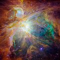 Le regioni centrali della Nebulosa, riprese col Telescopio Spaziale Hubble