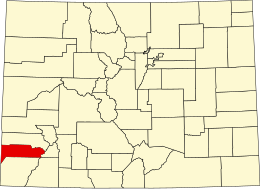 Contea di Dolores – Mappa
