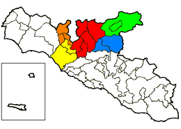Circondario di Bivona – Mappa