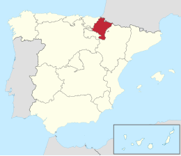 Navarra – Localizzazione