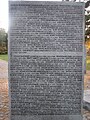 Namensliste der Gefallenen, Soldatenfriedhof in Toila, Estland, mit 1.500 deutschen und 600 estnischen Gefallenen des Zweiten Weltkrieges