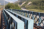 Il ponte Resses sull'Arc e il tunnel Saint-Julien a Villargondran