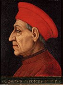 Cosimo Medici, conducătorul de facto al Florenței