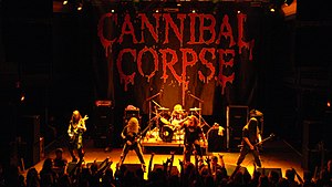 Cannibal Corpse performing at 9:30 Club in Washington, DC, 2007