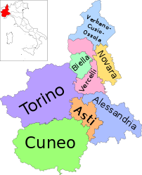 Piemonte – Mappa