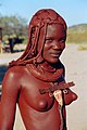 Himba, Namíbia, južná Afrika.
