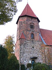 Turms der Laurentius­kirche in Achim, Landkreis Verden