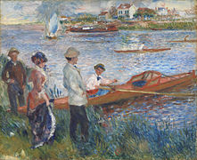 Rameur à Chatou P.-A. Renoir, 1879.