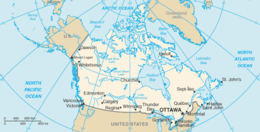 Canada - Mappa