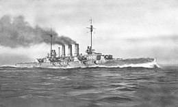 Một hình ảnh minh họa lớp thiết giáp hạm Helgoland