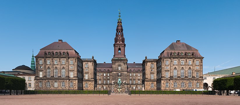 Christiansborg Slot in Copenhagen.