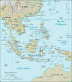 Carte de l'Asie du sud-est