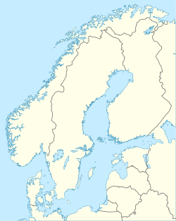 Copenhague ubicada en Escandinavia