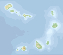 Yeşil Burun Adaları konumu