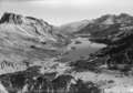 Silsersee, historisches Luftbild von W. Friedli (1947)