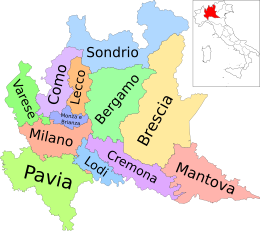 Lombardïa – Mappa