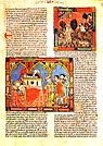Grande Storia Generale, di Alfonso X il Saggio (Toledo, Spagna). Manoscritto della biblioteca del Monastero dell'Escorial