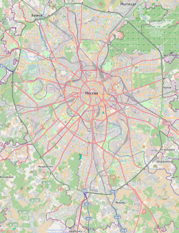 Mappa di localizzazione: Mosca