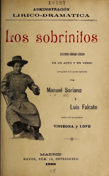 File:Los sobrinitos - juguete cómico-lírico en un acto y en verso (IA lossobrinitosjug533vini).pdf