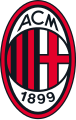 Stemma del Milan in uso dal 1998.