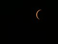 From Ñuñoa, Chile, 20:41 UTC, near greatest eclipse