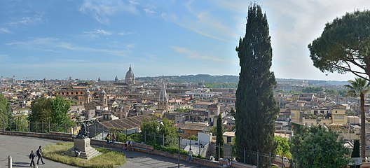 View of Rome from the Pincio