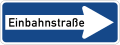 Немски пътен знак за еднопосочно движение