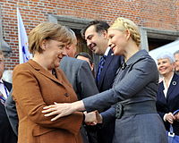 ドイツのアンゲラ・メルケル連邦首相（2011年3月24日）