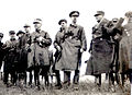 外套を着用した軍高官ら(1930年代)