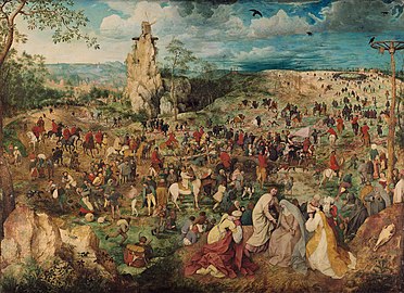 Pieter Brueghel l'Ancien Le Portement de Croix, 1564.