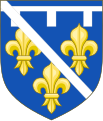 Francia moderna brisata da un lambello e da una sbarra (Jean de Dunois del ramo illegittimo degli Orléans-Longueville)