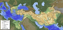 Impero ellenistico - Localizzazione