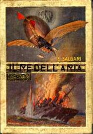 Il re dell'aria (1907), edizione del 1924. Illustrazione di Alberto della Valle (1851-1928).