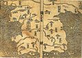 李荇・尹殷輔・申公済『八道総図』（1530年）。『新増東国輿地勝覧』収載