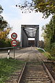 Brückenzufahrt auf der deutschen Rheinseite