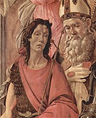 Saint Jean Baptiste, par Sandro Botticelli (v. 1490).