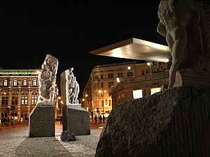 Monument against war and fascism, Vienna