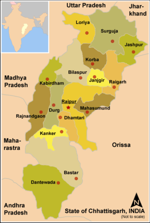 Distritos de Chatisgar