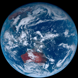 The first full disk true-color image from Himawari 9 since being operational