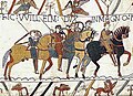 Нормандское вторжение в Англию. Фрагмент ковра из Байё, конец XI века