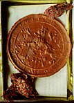 Het grootzegel van de Staten-Generaal, is gebruikt van 1579 tot 1795