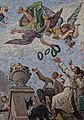 Détail d'une fresque de Ferdinand Humbert ornant un des plafonds du Petit Palais.