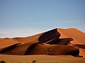 Namib Çölü'nde bulunan kumullar
